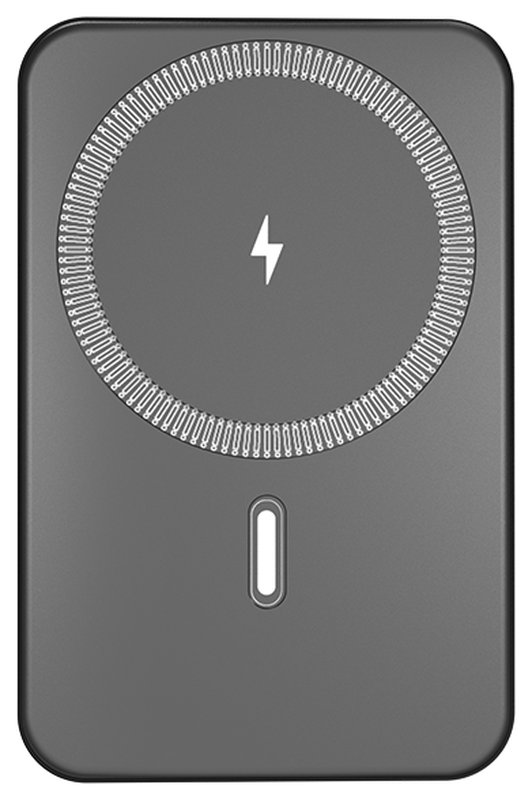 Magnético aluminum wireless power bank with Pantalla LED